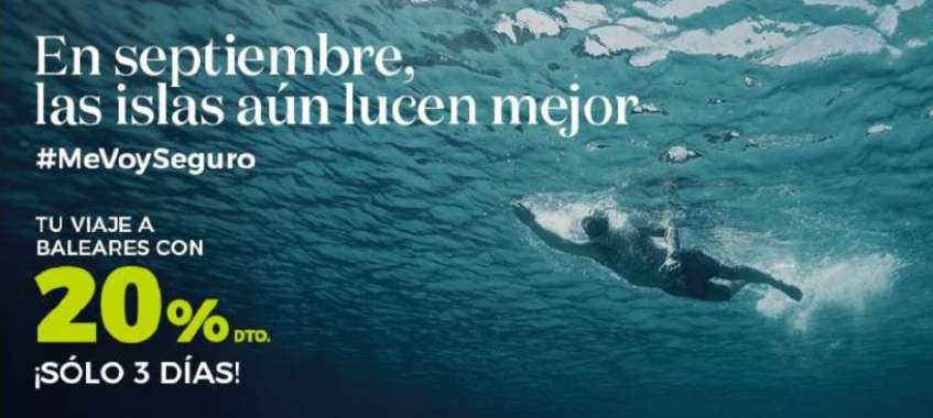 Imagen de El verano no se acaba. ¡Descubre Baleares con un 20% de descuento!